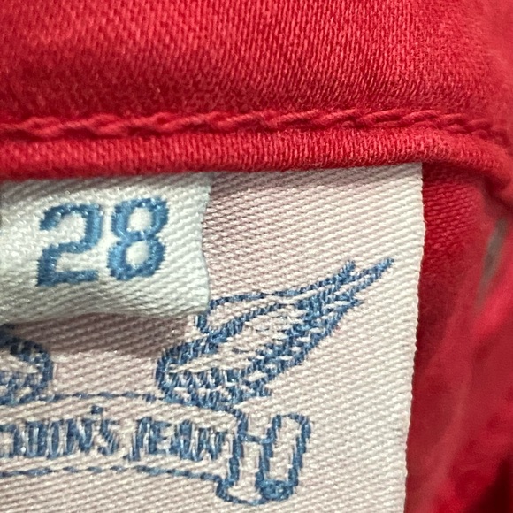 Robin’s Jeans Women’s Size 28 Marilyn Rhinestone Embellished Gold Wing Y2K - Picture 15 of 15